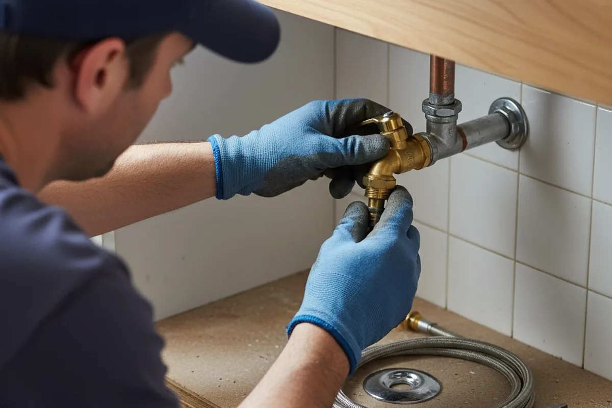 Shutoff valve and fitting work during Repiping in Niles